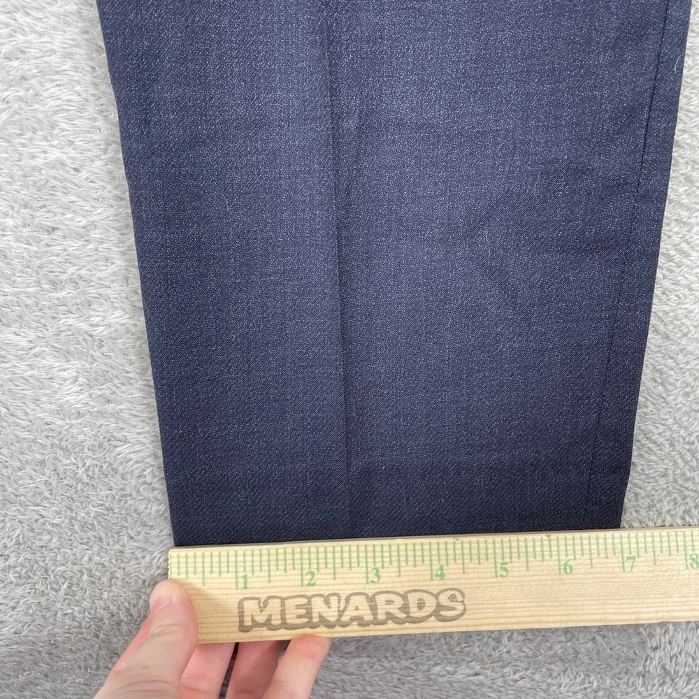 Banana Republic Dress Pants Mens 35x32 Navy Wool Modern Slim Italian Fabric
